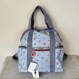 Lesportsac Pokemon Double Trouble Backpack Travel Bag NWT